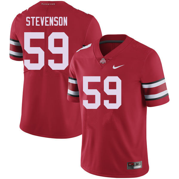 Ohio State Buckeyes #59 Zach Stevenson College Football Jerseys Sale-Red